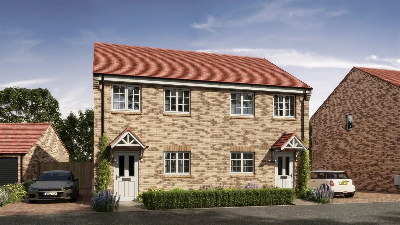 2 bed house for sale — Barrowby Place, Grantham