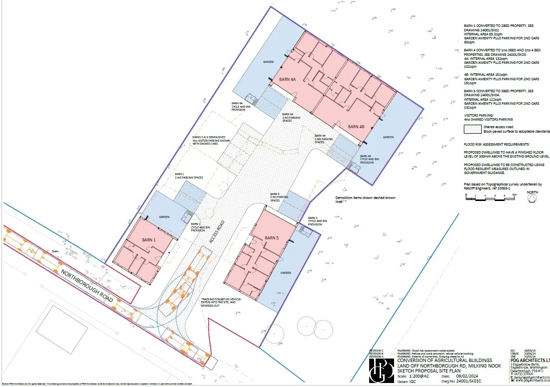 land for sale, Northborough Road, Peterborough, PE6