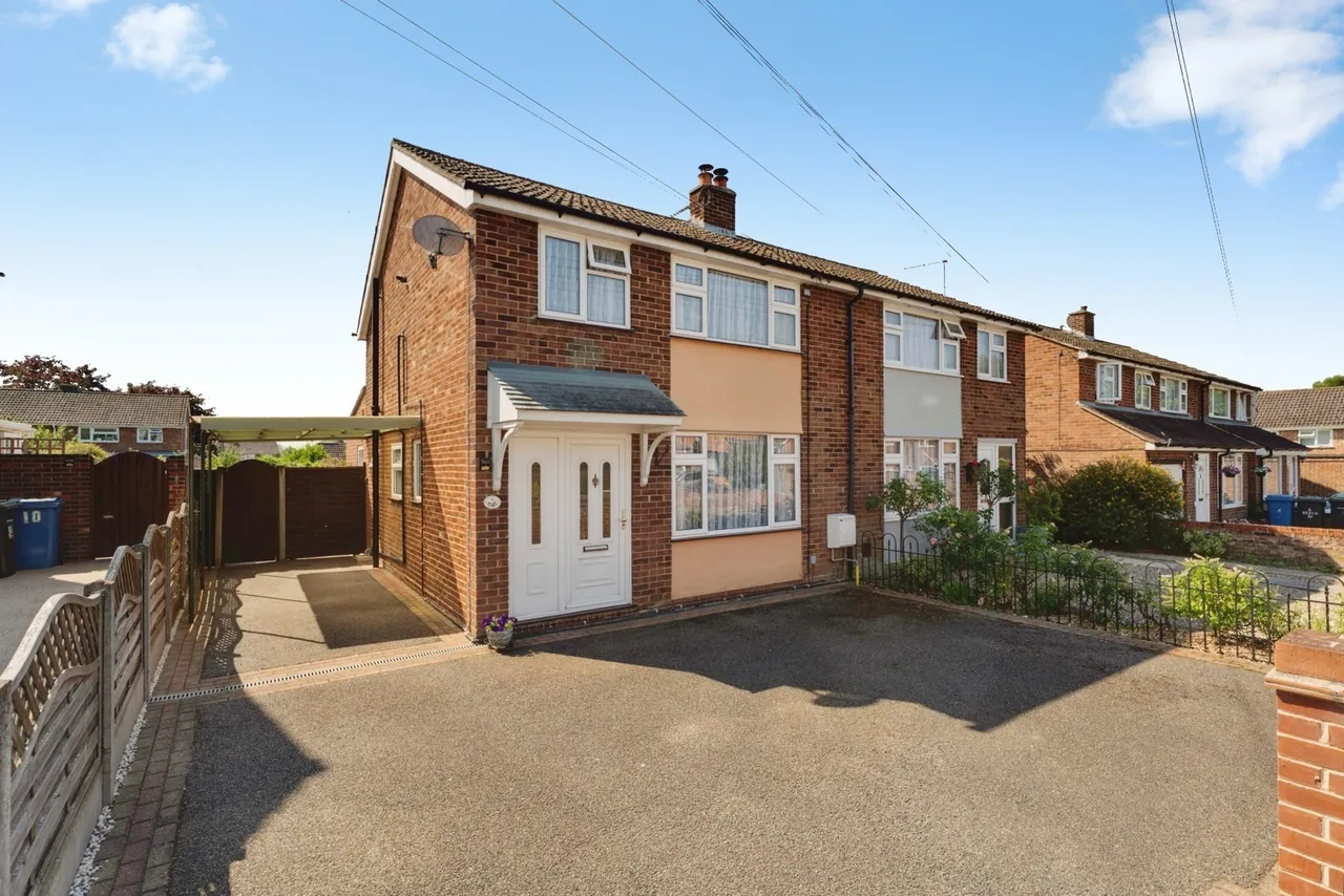 3 bed house for sale — Beech Road, Great Cornard, Sudbury, Suffolk, CO10