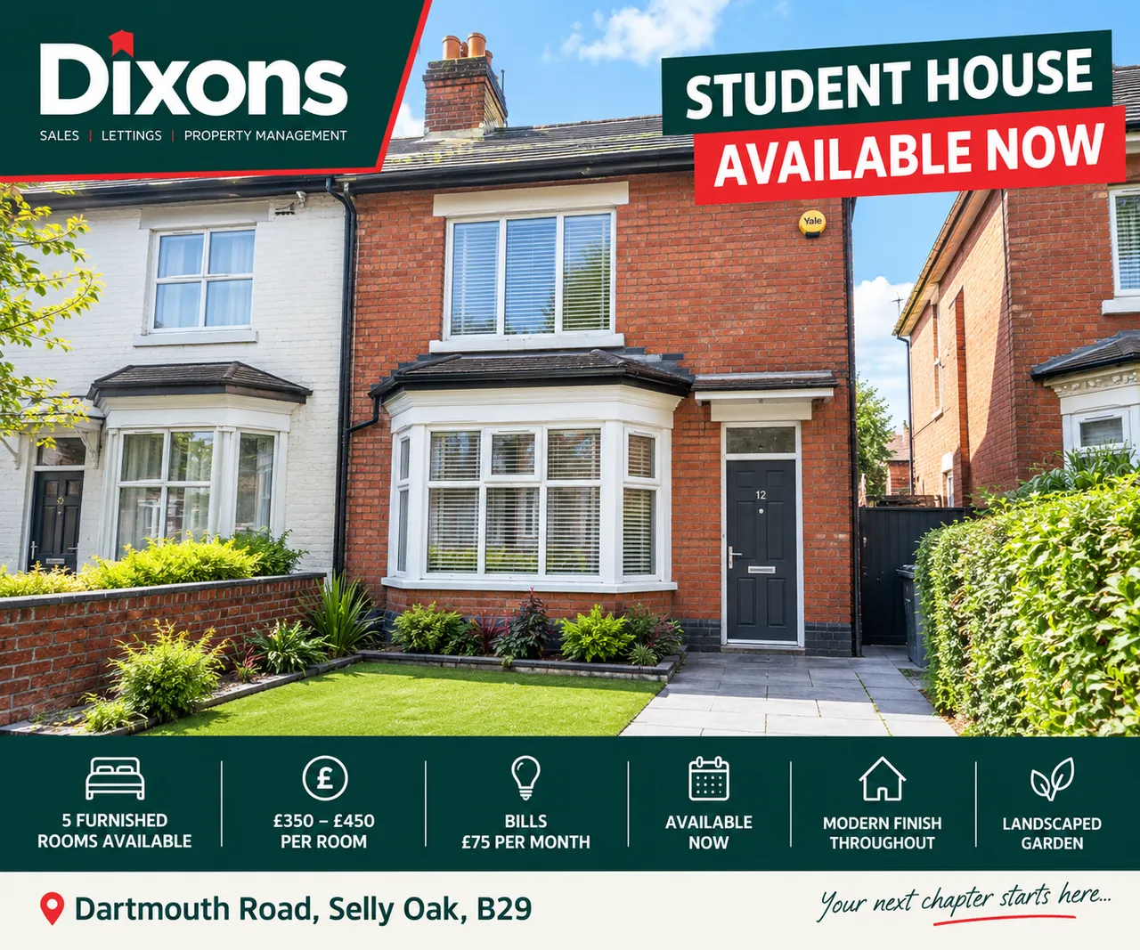 1 bed house to rent, Dartmouth Road, Selly Oak, B29