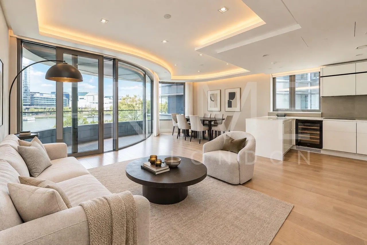 2 bed flat for sale, Albert Embankment, London, SE1