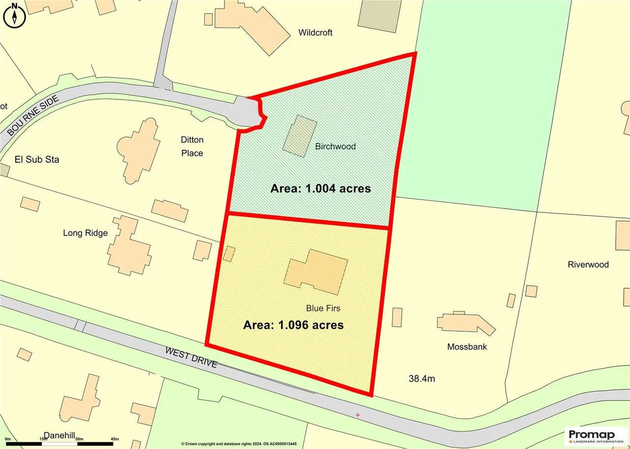 building plot for sale — West Drive, Virginia Water, Surrey, GU25 4LY