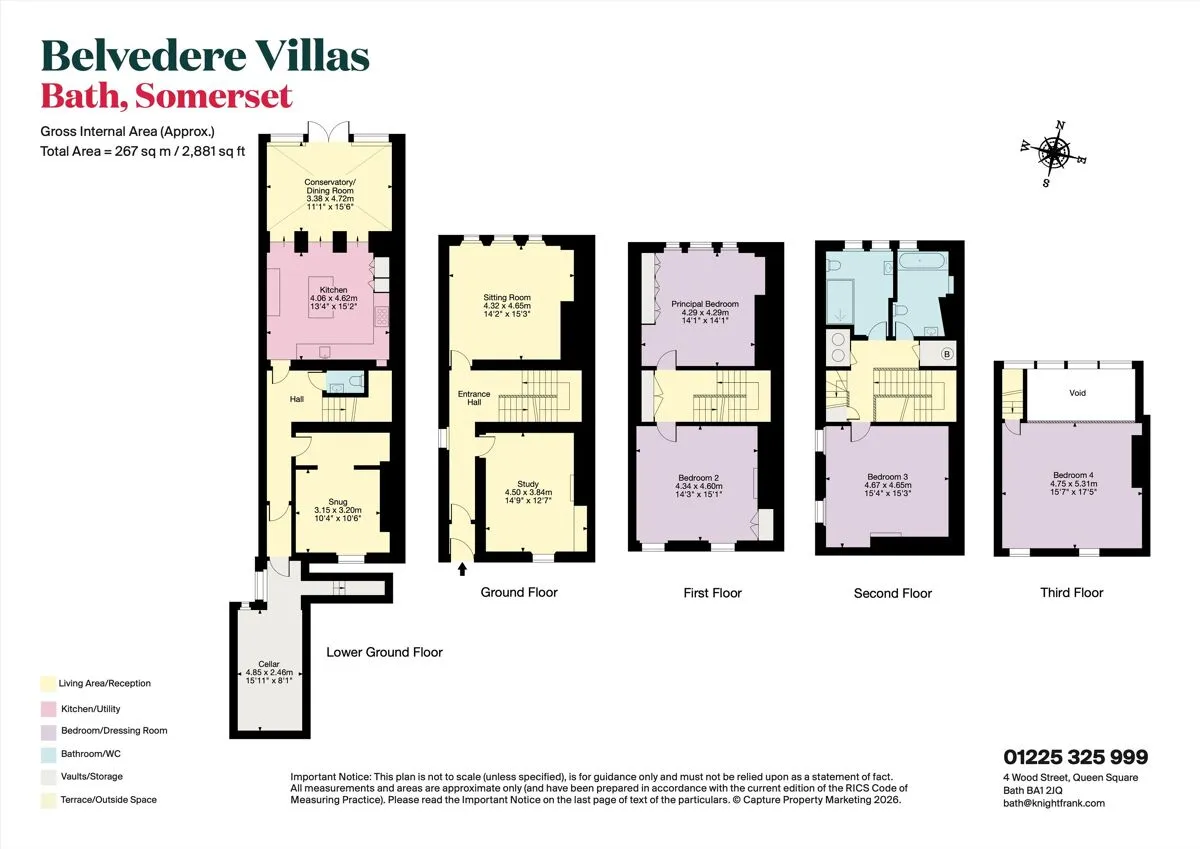 Belvedere Villas, Bath, BA1, photo 14