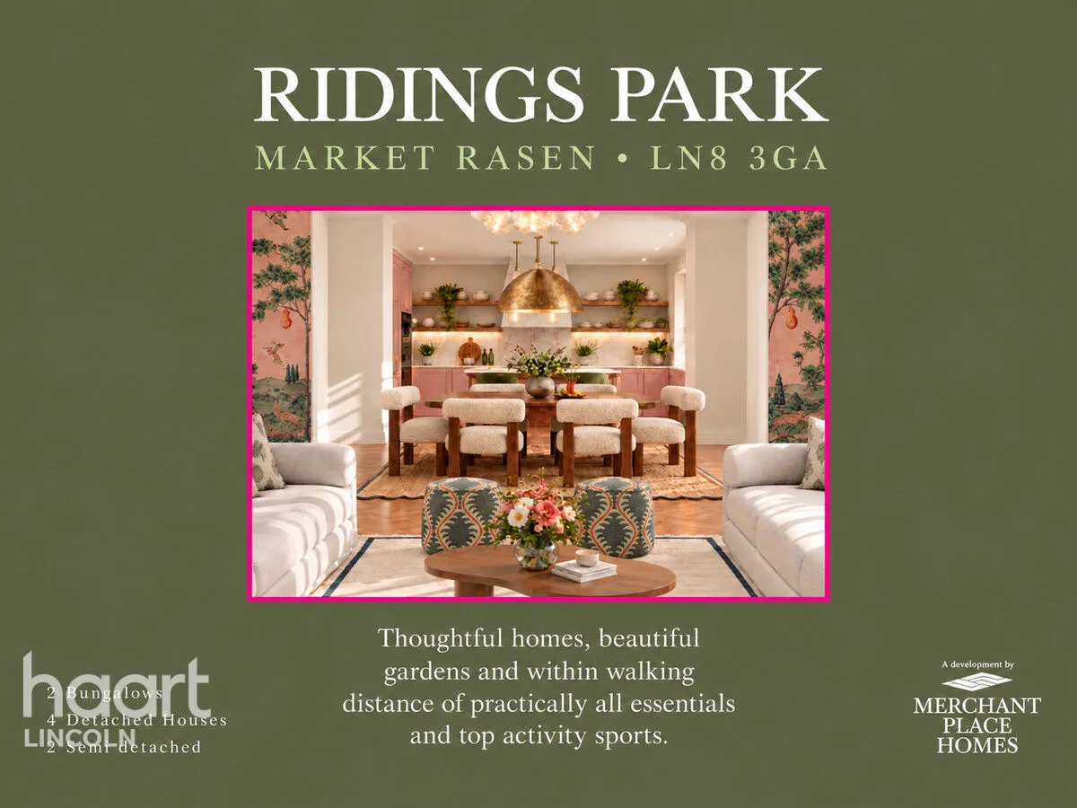 2 bed house for sale, The Ridings, Market Rasen, LN8
