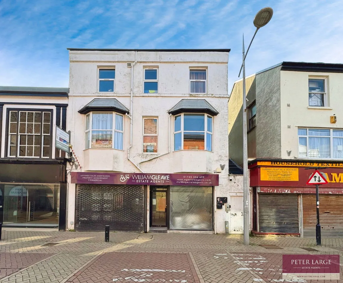 3 bed commercial for sale — Sussex Street, Rhyl, Denbighshire, LL18 1SG