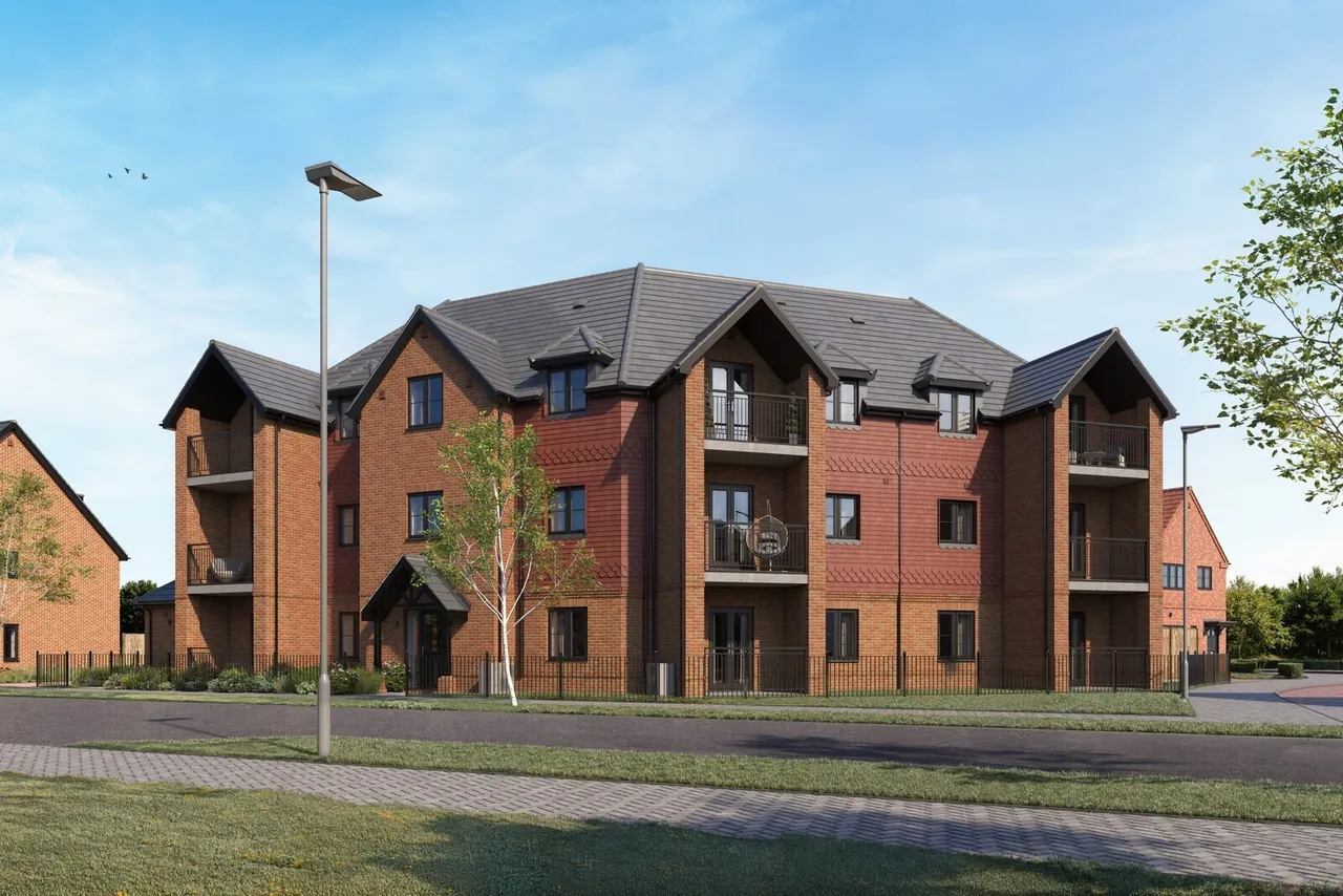1 bed flat for sale — Birchwood, Waxwing Way, Farnham, GU9