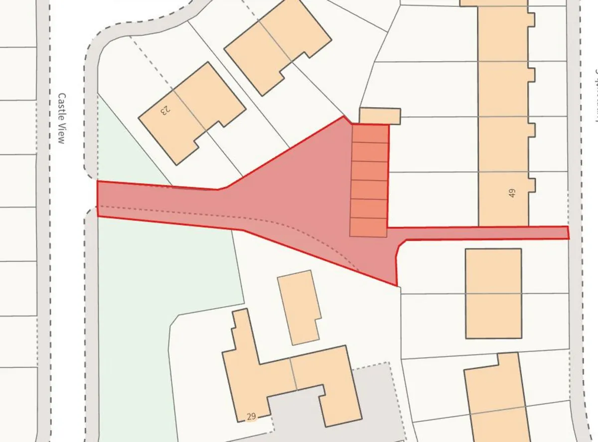 0.12 acres of land comprising 6 domestic garages with potential for alternative uses subject to obtaining the appropriate planning consents. for sale, Castle View, Biddulph Stoke-On-Trent, ST8