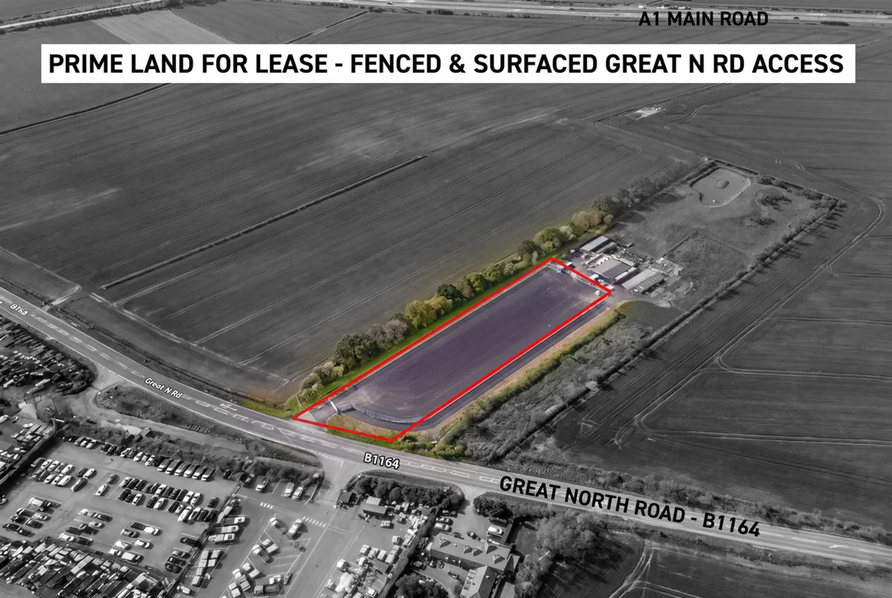 land (commercial) to rent, Great North Road, Sutton-On-Trent, NG23