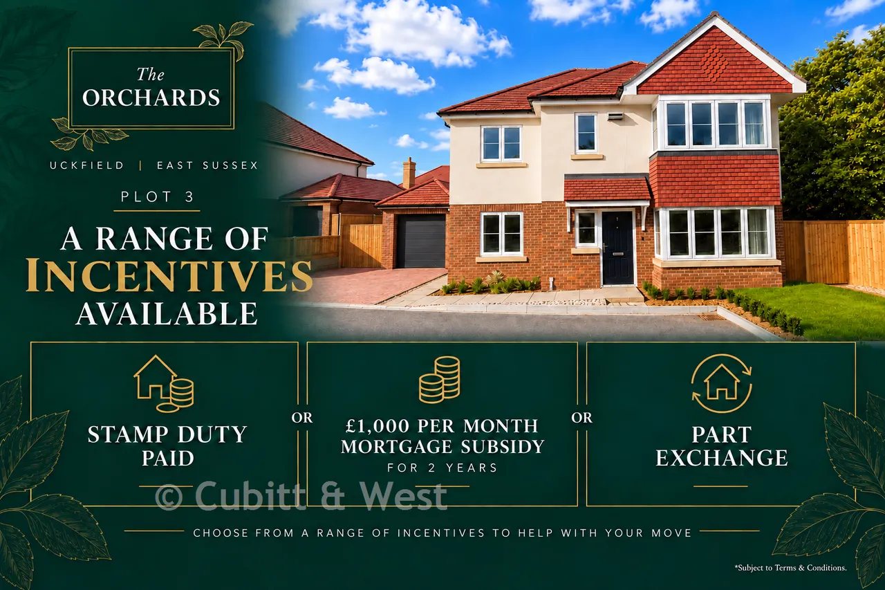 4 bed house for sale, Lewes Road, The Orchards, TN22