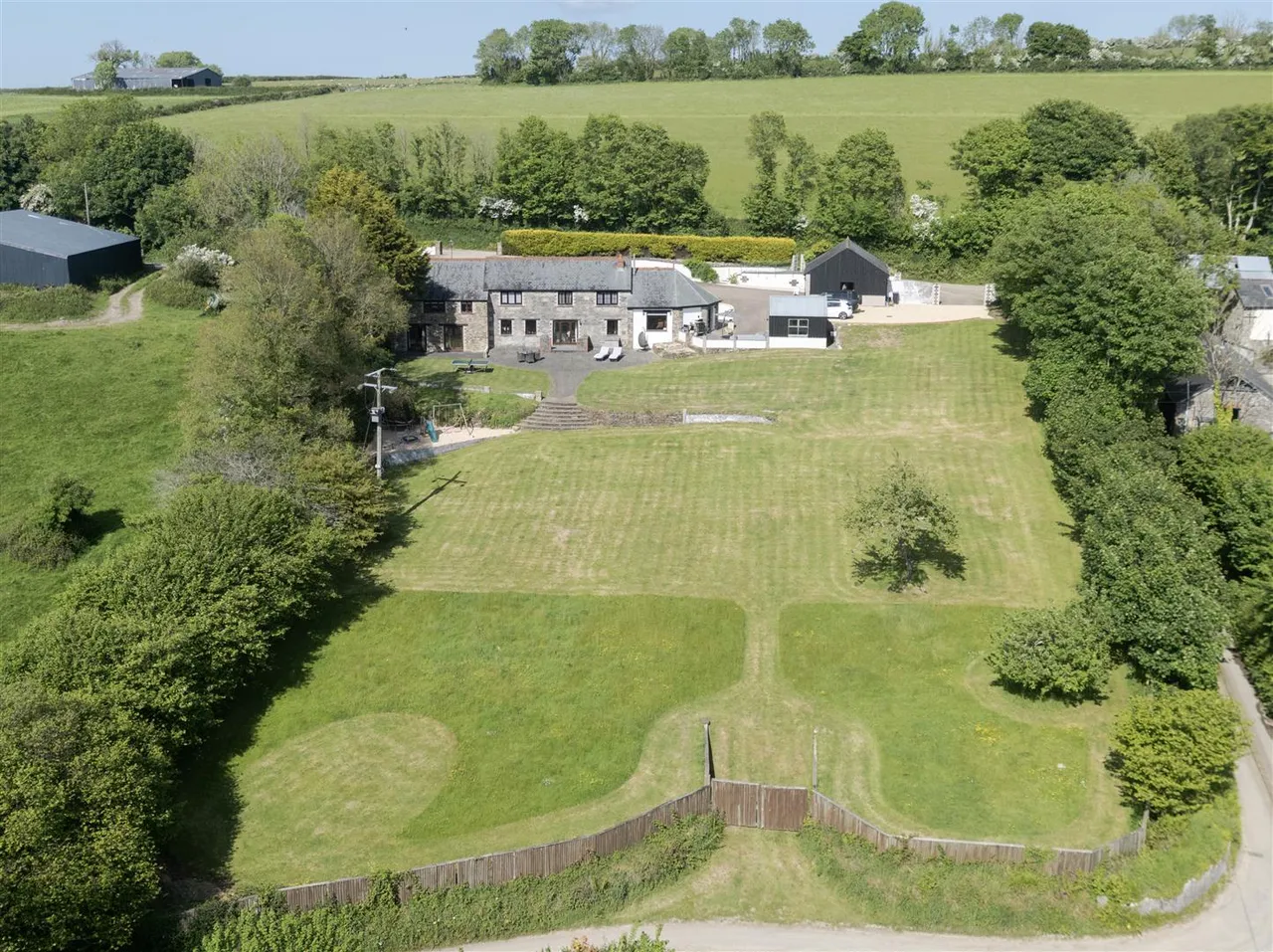 6 bed country home for sale, Lombard, Lanteglos