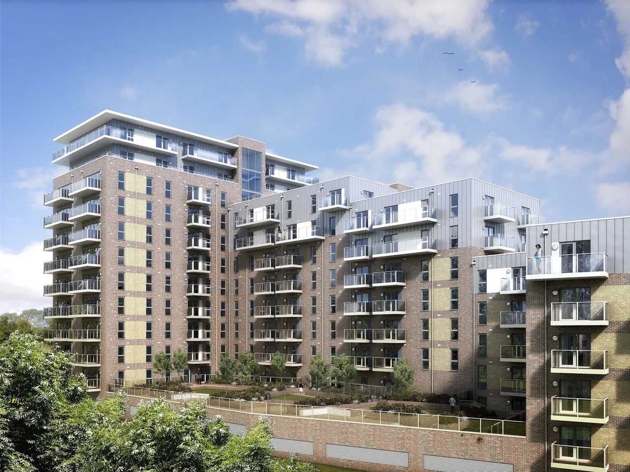2 bed flat to rent — 50 Crested Court, 3 Shearwater Drive, London