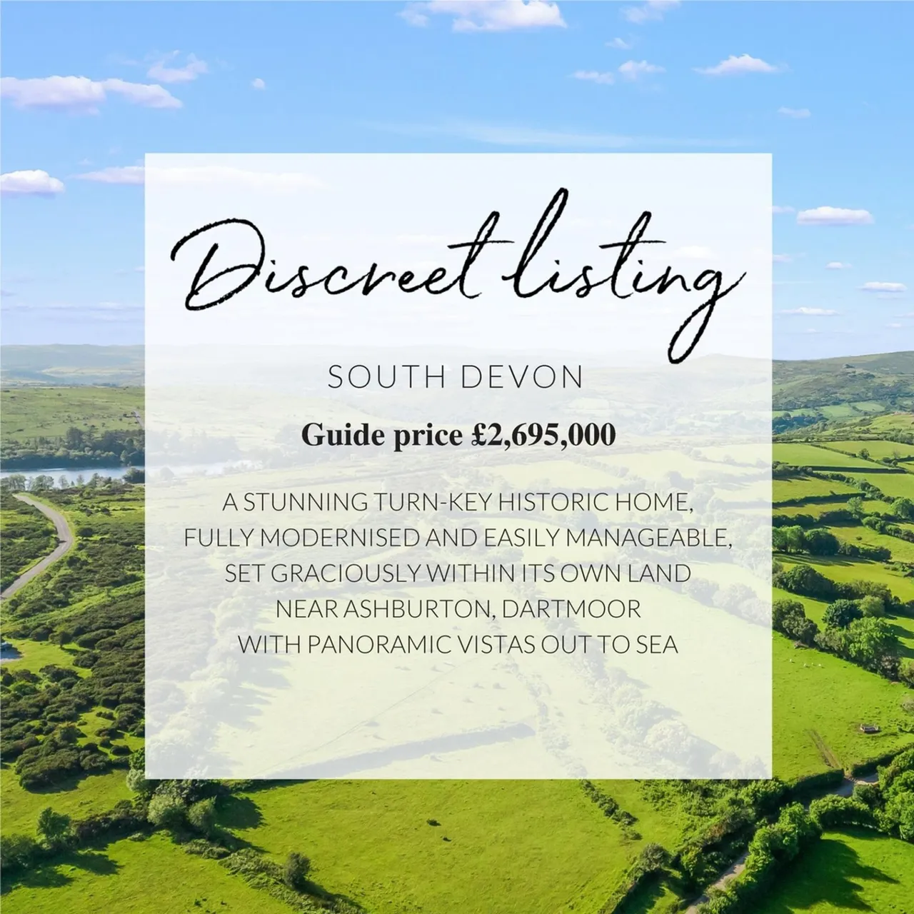 6 bed house for sale, Dartmoor