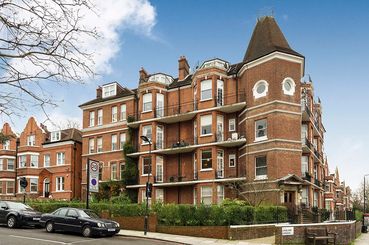 2 bed flat for sale — Langland Mansions, Hampstead, London, NW3