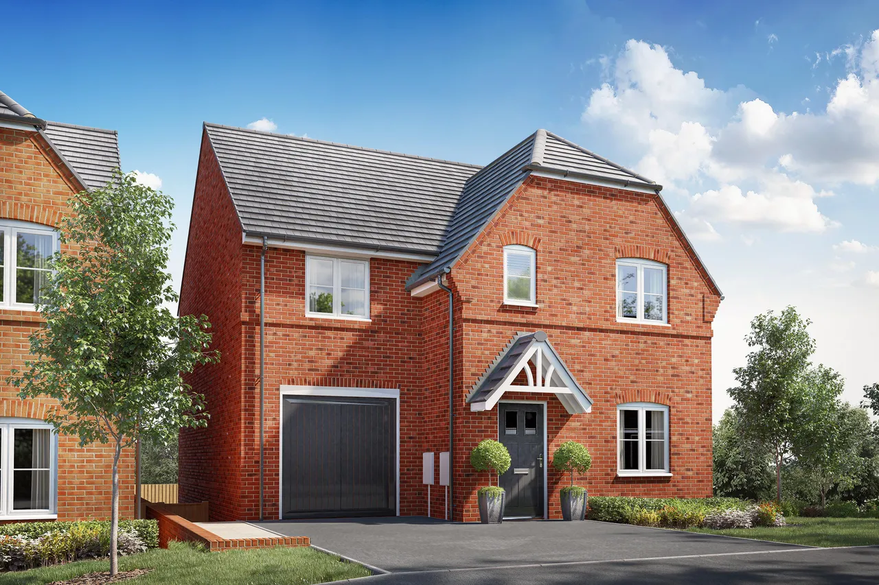 4 bed house for sale — The Kingfisher, High Oakham Ridge, Mansfield, NG18