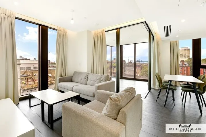 2 bed flat to rent, DAMAC Tower, Bondway, SW8