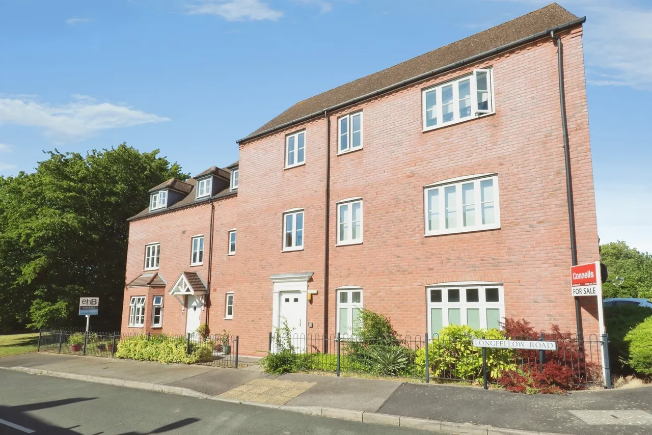 2 bed flat for sale — Longfellow Road, Stratford-Upon-Avon