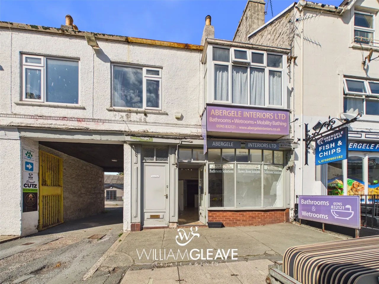 2 bed flat for sale, Bridge Street, Abergele, LL22