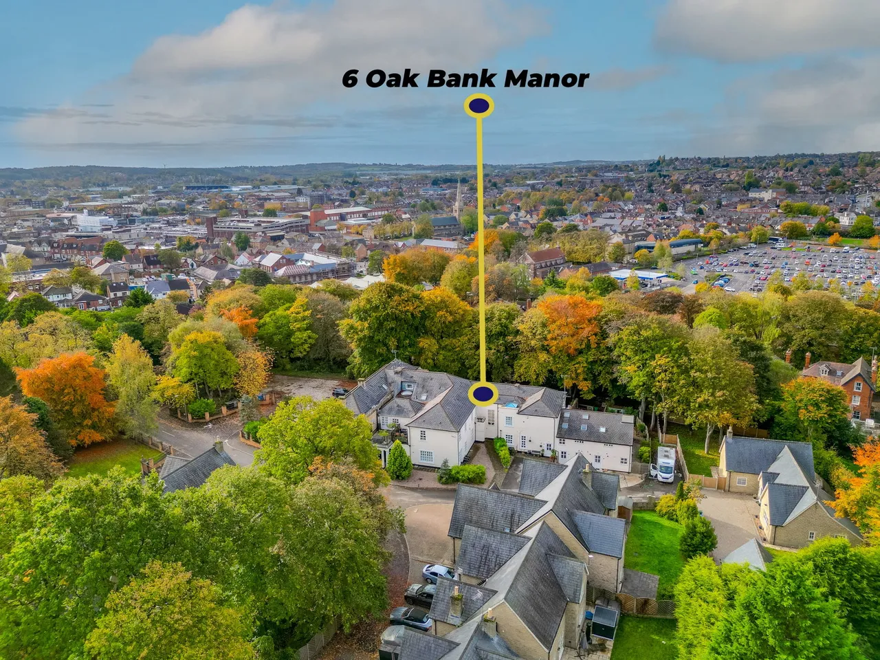 2 bed flat for sale, Oak Bank Manor