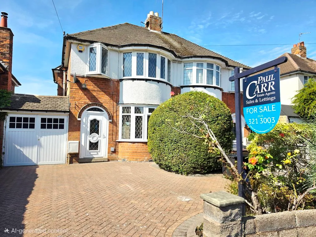 3 bed house for sale, Elizabeth Road, Sutton Coldfield, B73