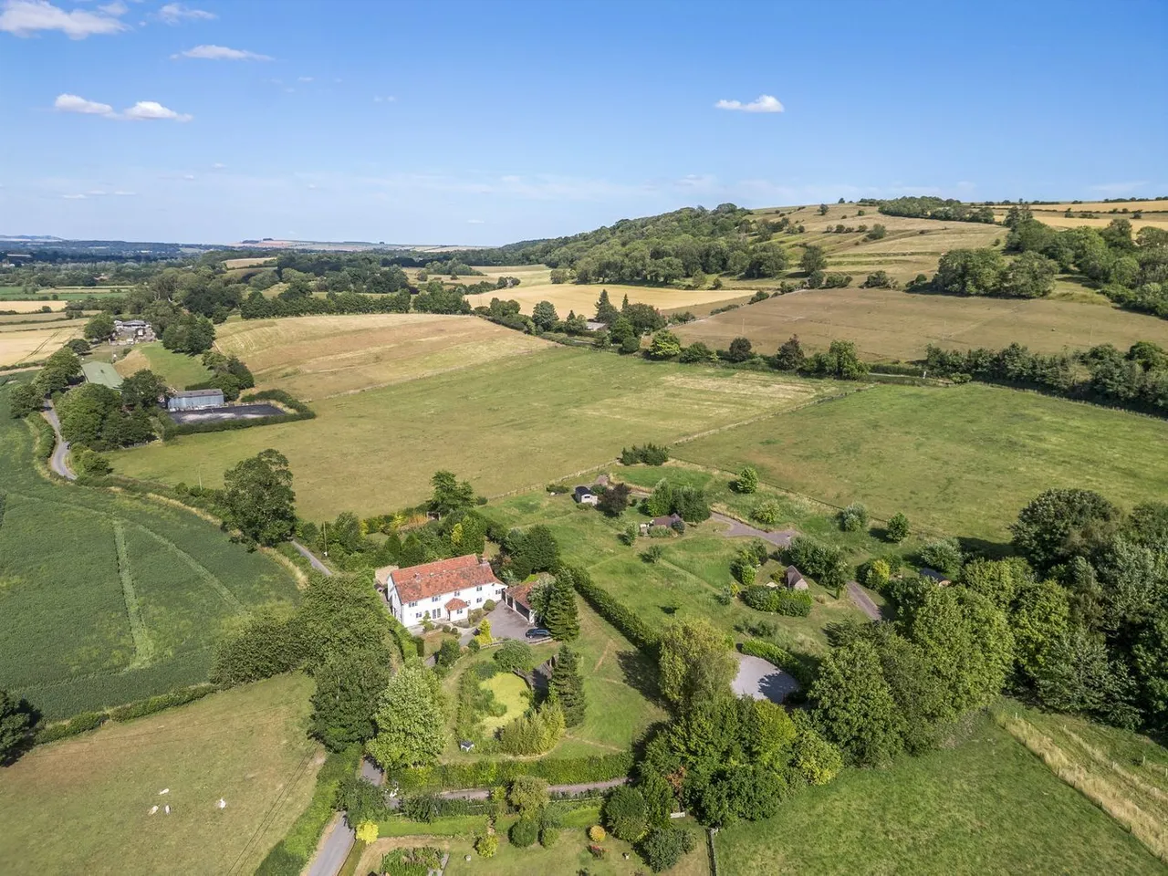 5 bed house for sale, acres, glamping, BA13