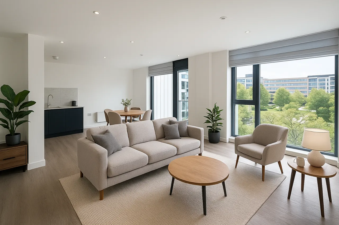 2 bed flat to rent — Buckingham Court, MK9
