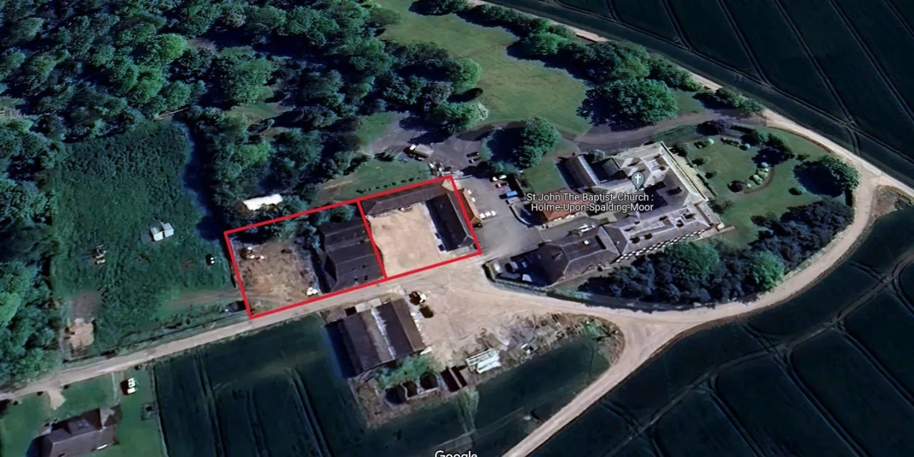 land residential for sale — Land and Barn at Hall Farm, New Road, Holme-on-Spalding-Moor, York