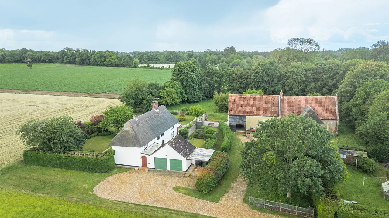 Thatched Farmhouse and Unconverted Ba, photo 5