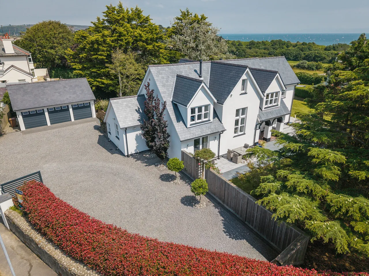 5 bed house for sale — Corner House, Golf Road, Abersoch, Pwllheli, Gwynedd, LL53 7EF