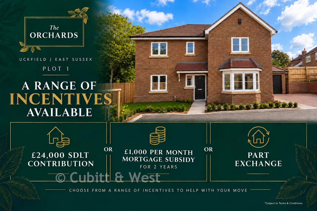 4 bed house for sale, Lewes Road, The Orchards, TN22