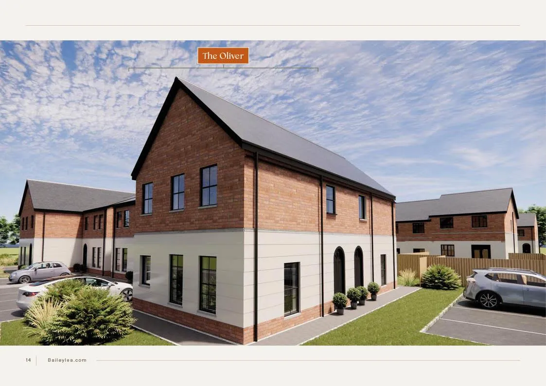 2 bed house for sale, Bailey Lea, Conlig