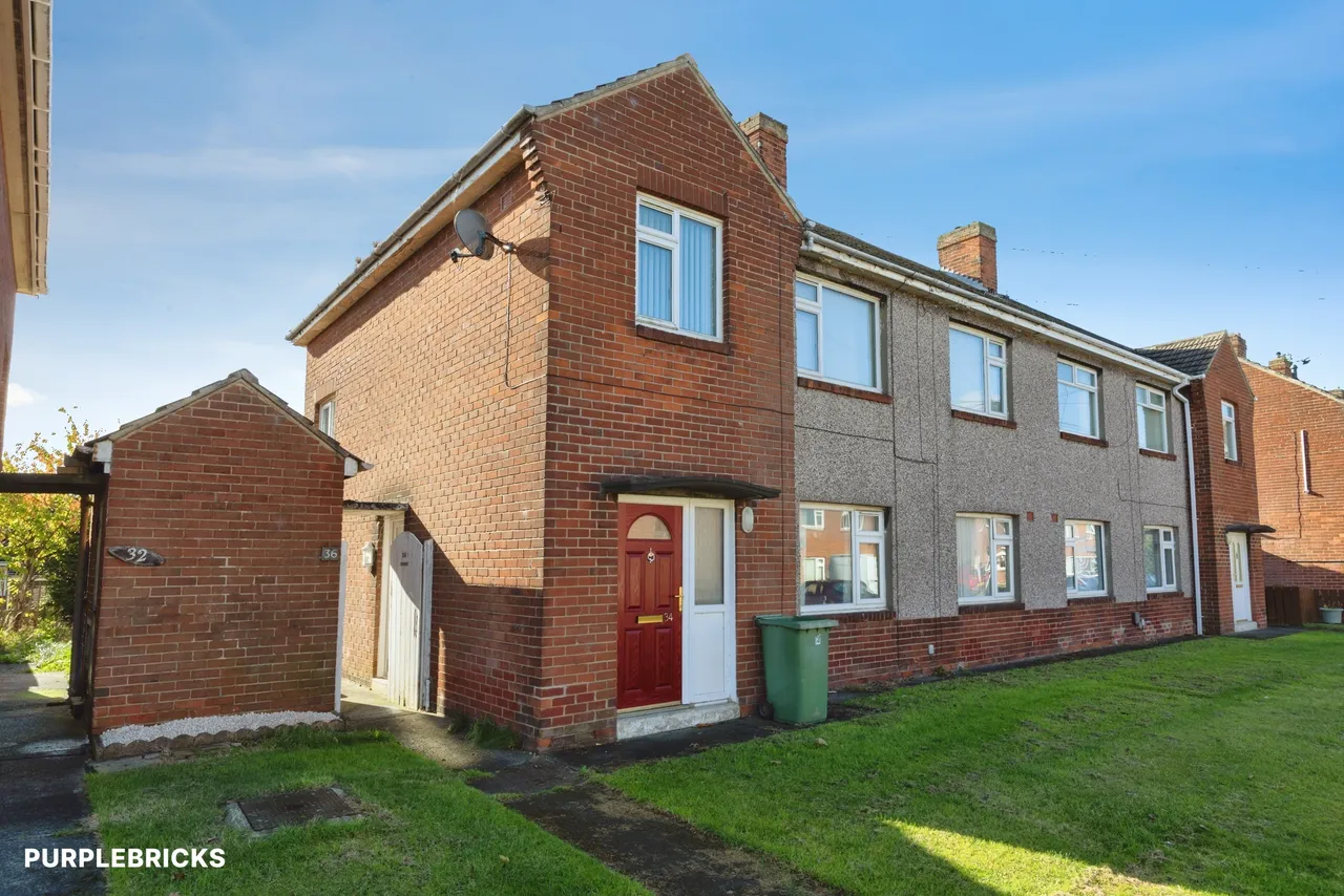 2 bed flat for sale, Elsdon Drive, Ashington, NE63