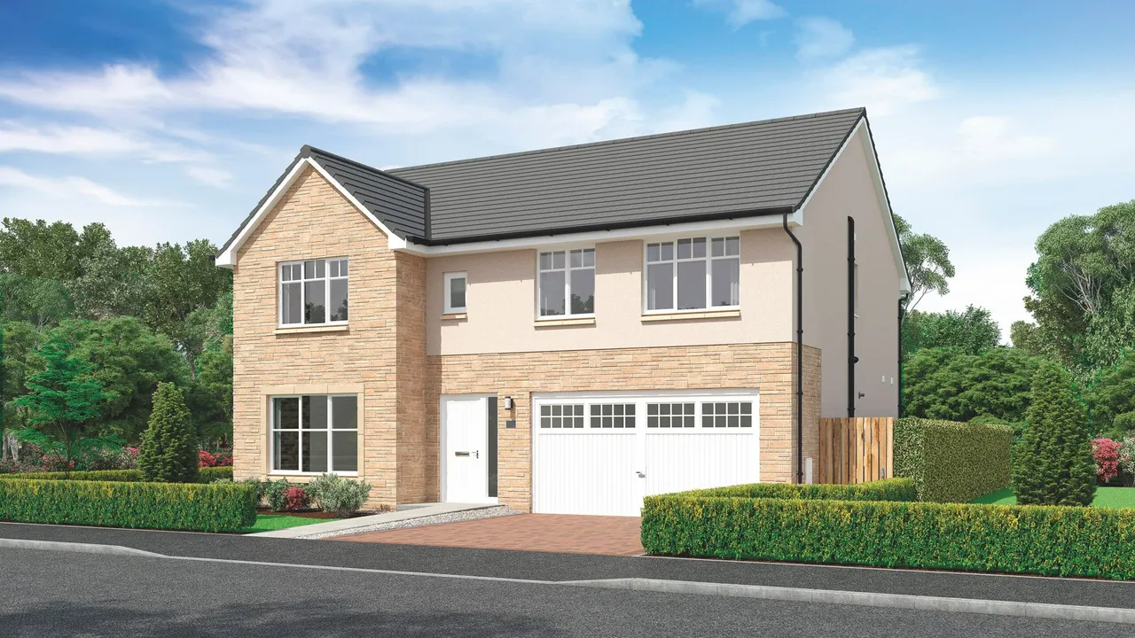 5 bed house for sale — The Nairn, Dargavel Village, Bishopton