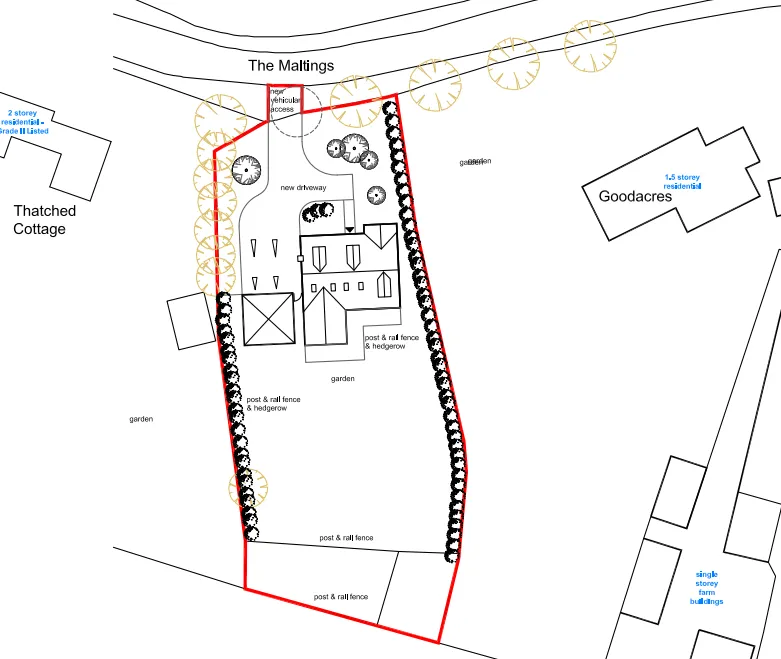 land for sale — Land on the West side of Goodacres, Church End, Broxted CM6