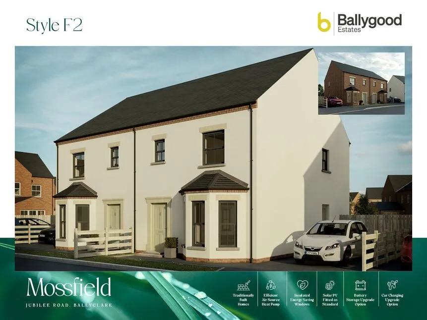 3 bed house for sale — Mossfield, Jubilee Road, Ballyclare, BT39