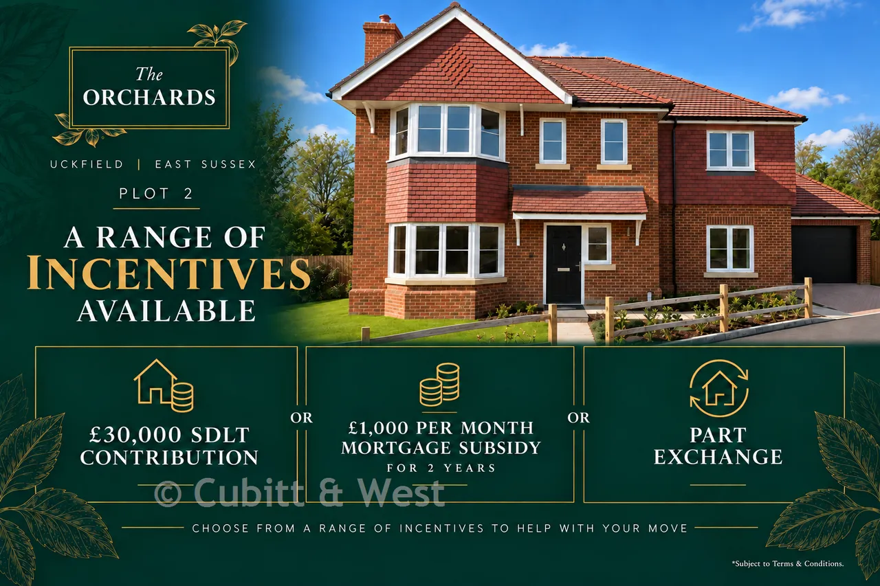 5 bed house for sale, Lewes Road, The Orchards, TN22
