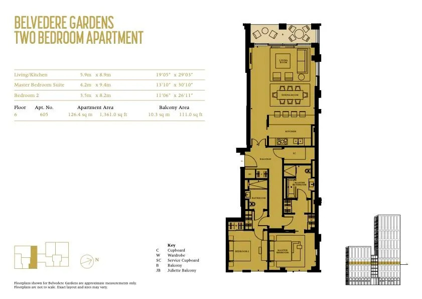 Apartment , Belvedere Road, London, photo 13