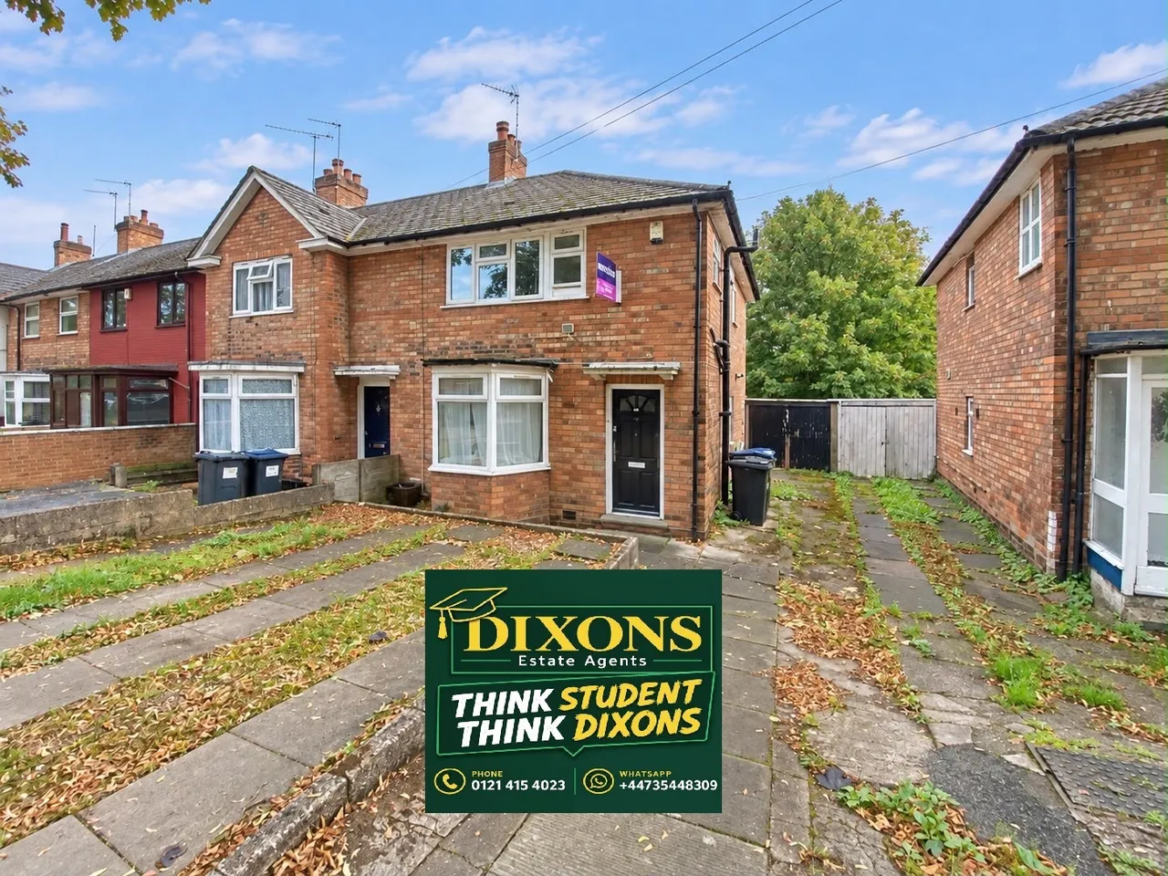 3 bed house to rent, Poole Crescent, Harbourne, B17