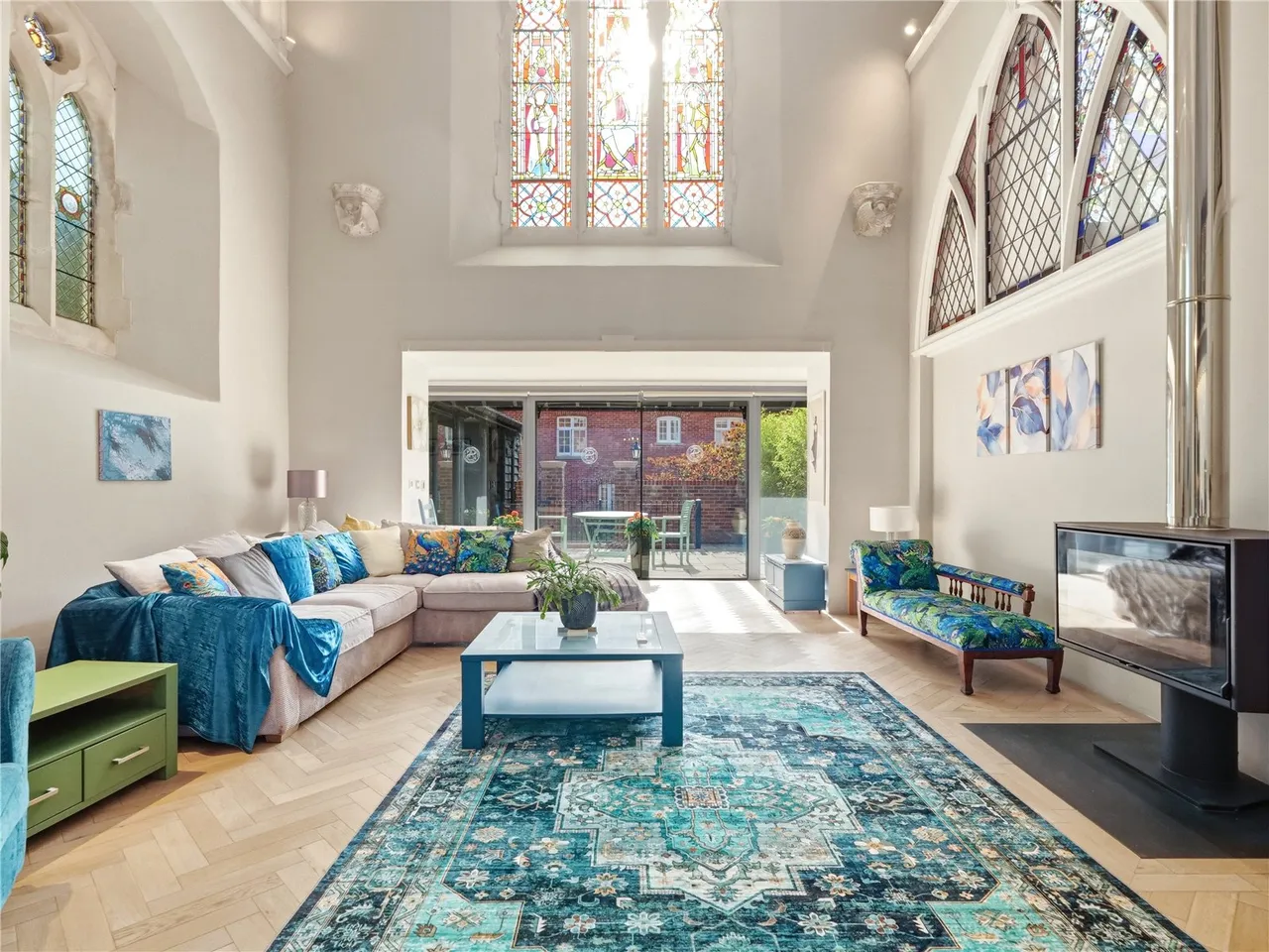 A remarkable former chapel where breathtaking ecclesiastical architecture meets luxurious contemporary living, set withi, photo 25