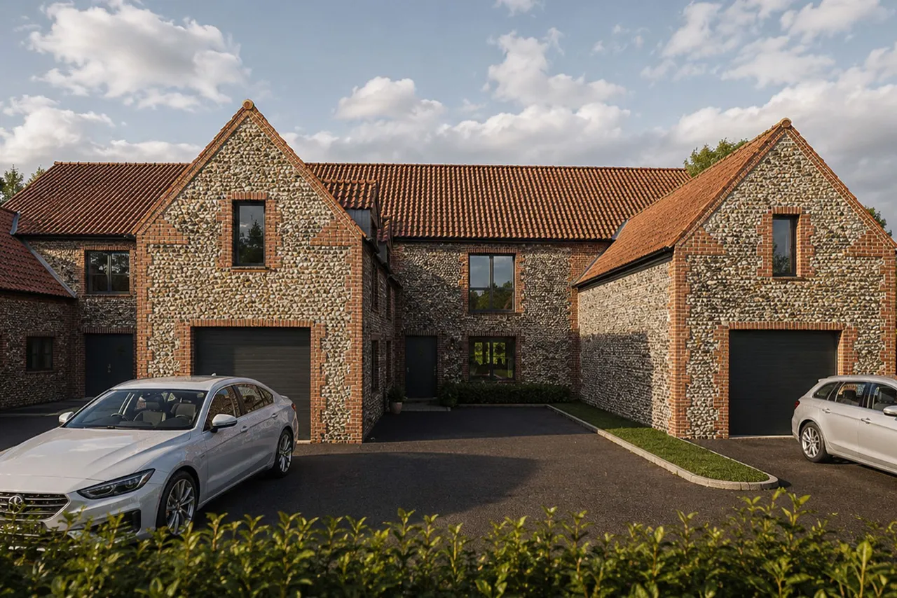 Brick and Flint New Homes with Rural, photo 6