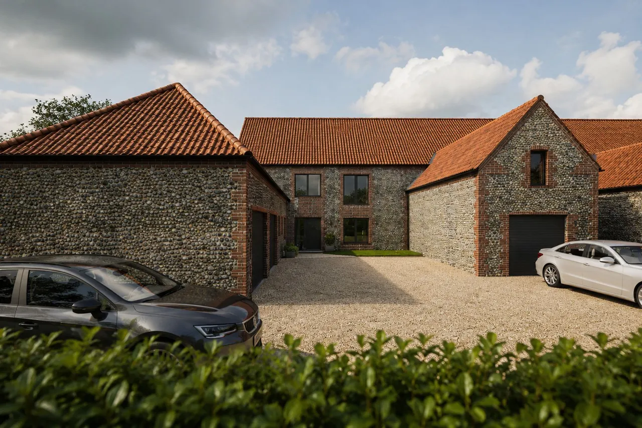 Brick and Flint New Homes with Rural, photo 8
