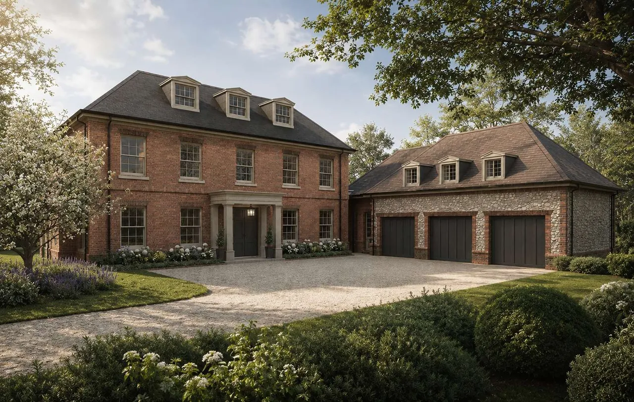 7 bed new development for sale — The Spinney, Queens Drive, Oxshott, Leatherhead, KT22 0PL