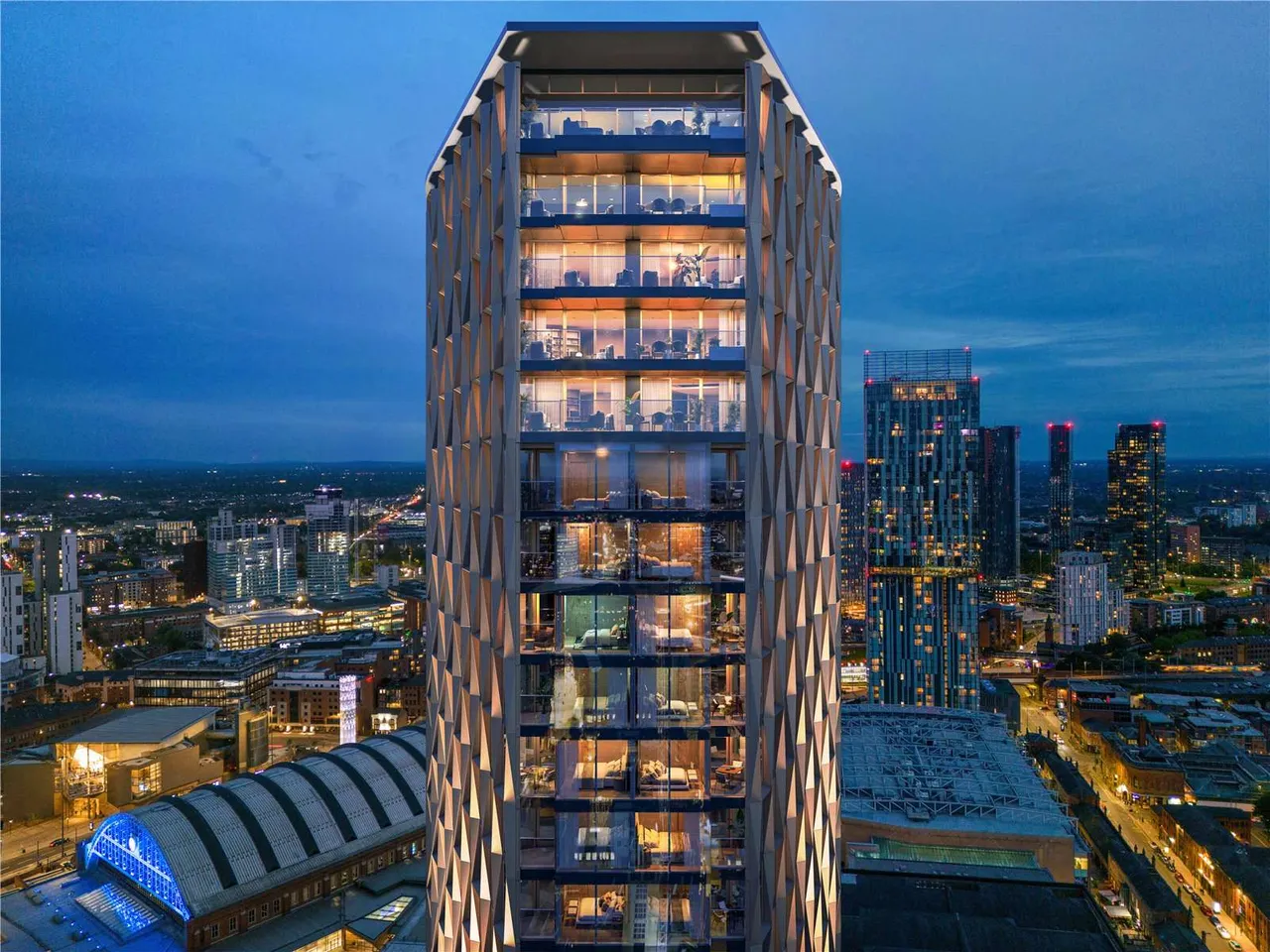 1 bed new development for sale — W Manchester, The Residences, Jacksons Row, Manchester, M2 5WD