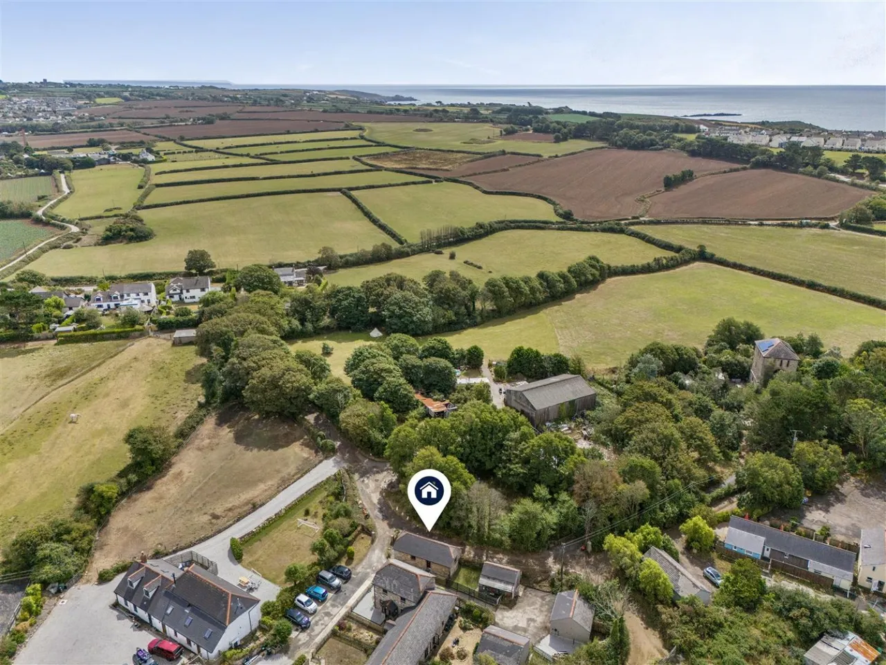 1 bed house for sale, Detached Barn Conversion at Plain-An-Gwarry, Marazion, TR17