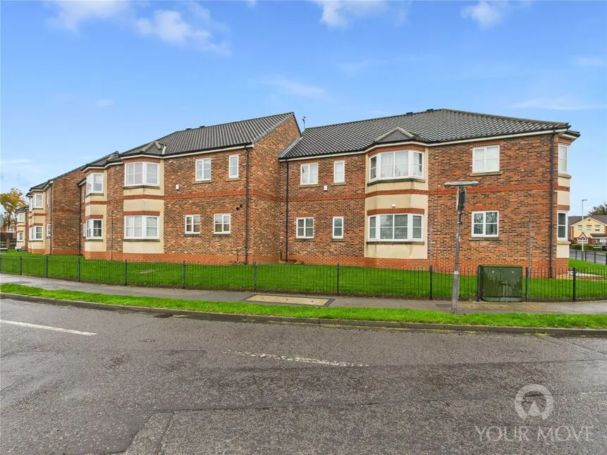 2 bed flat for sale, Swain Court, Middleton St. George, DL2