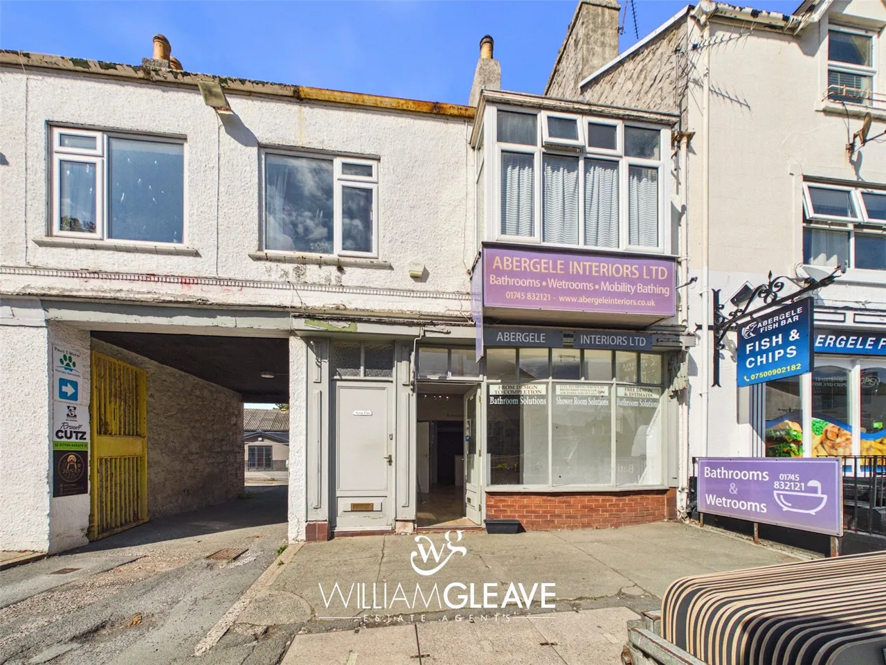 2 bed flat for sale, Bridge Street, Abergele, LL22