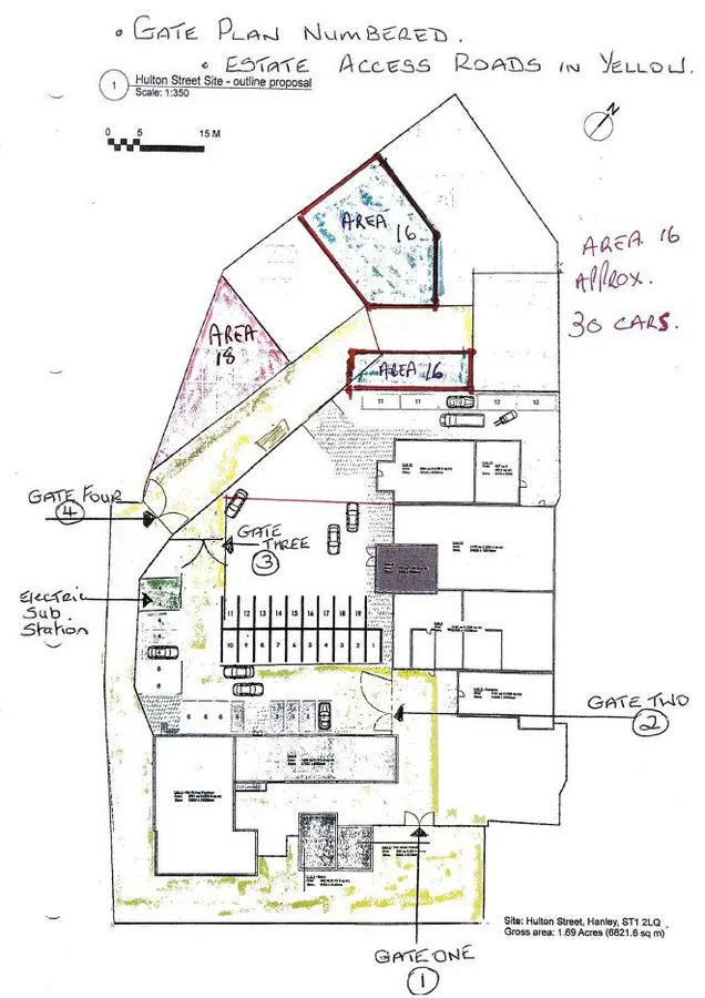 various areas of open storage land available to rent on a monthly licence term. for sale, Hulton Street, Stoke-On-Trent, ST1