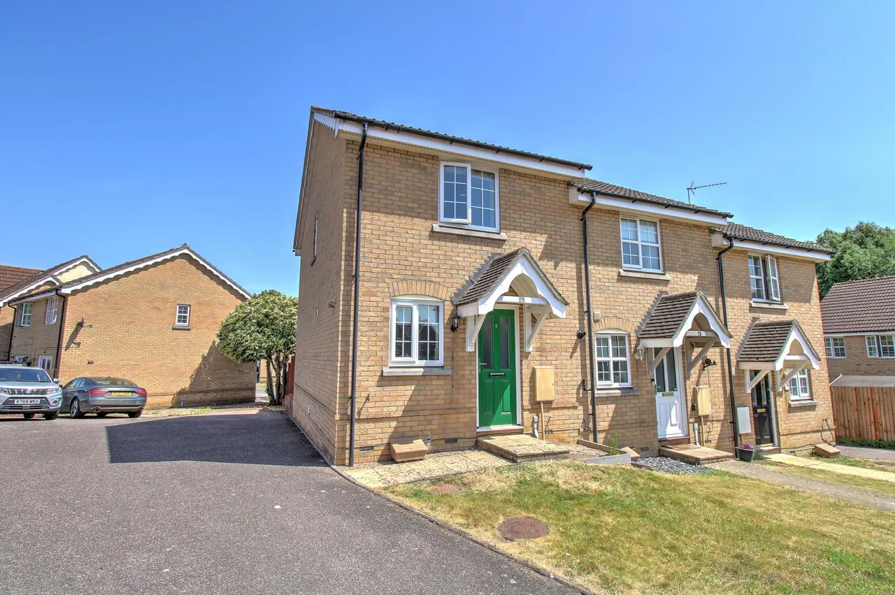 2 bed house for sale, Nightingale Close, Stowmarket, IP14