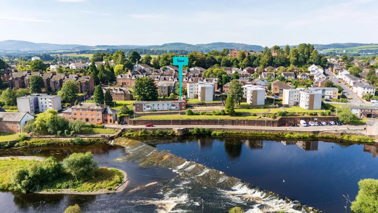 1 bed flat for sale, Caulview, Dumfries, DG2