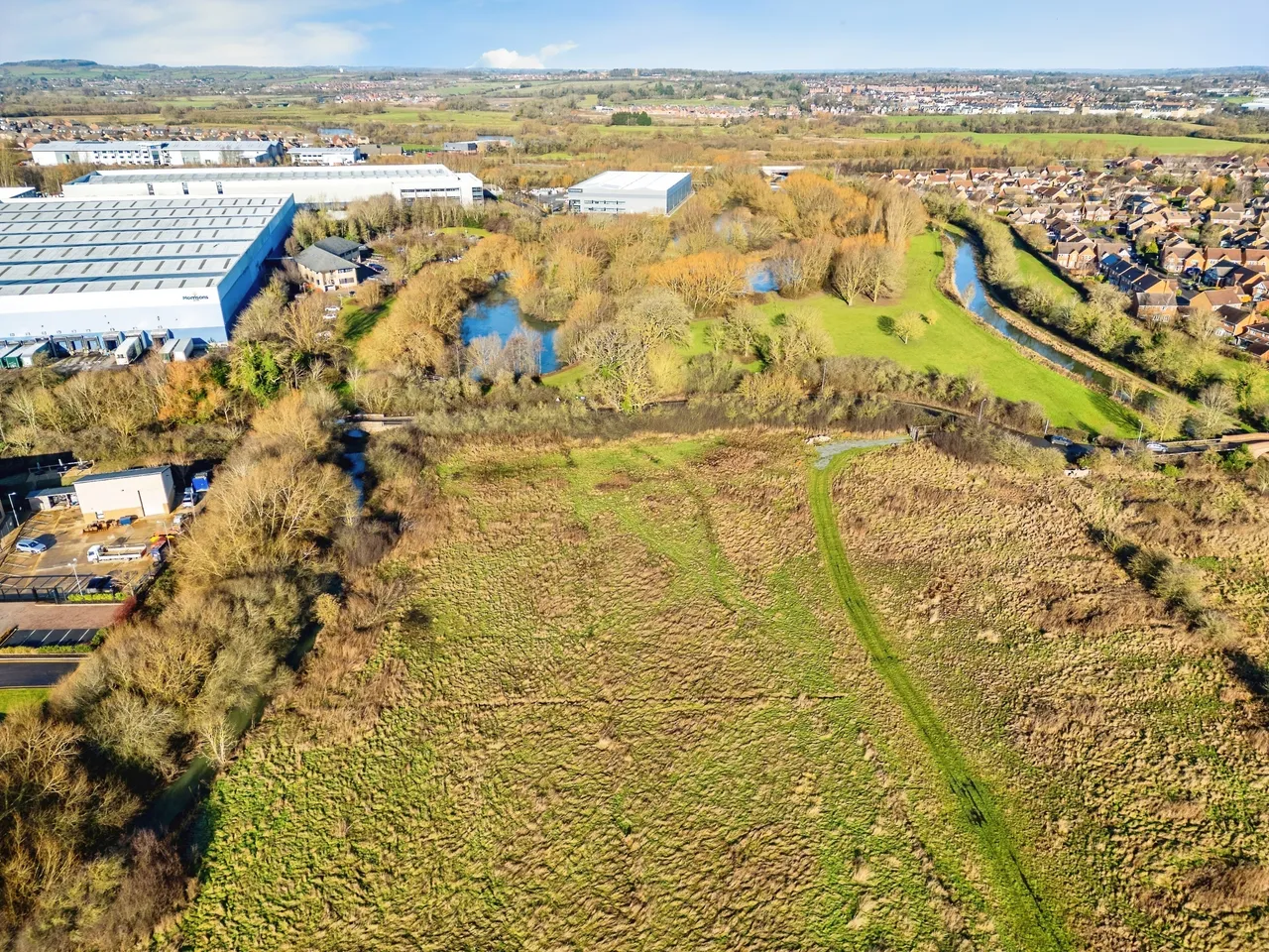 land (residential) for sale — Near Hunsbury Meadows, Northampton