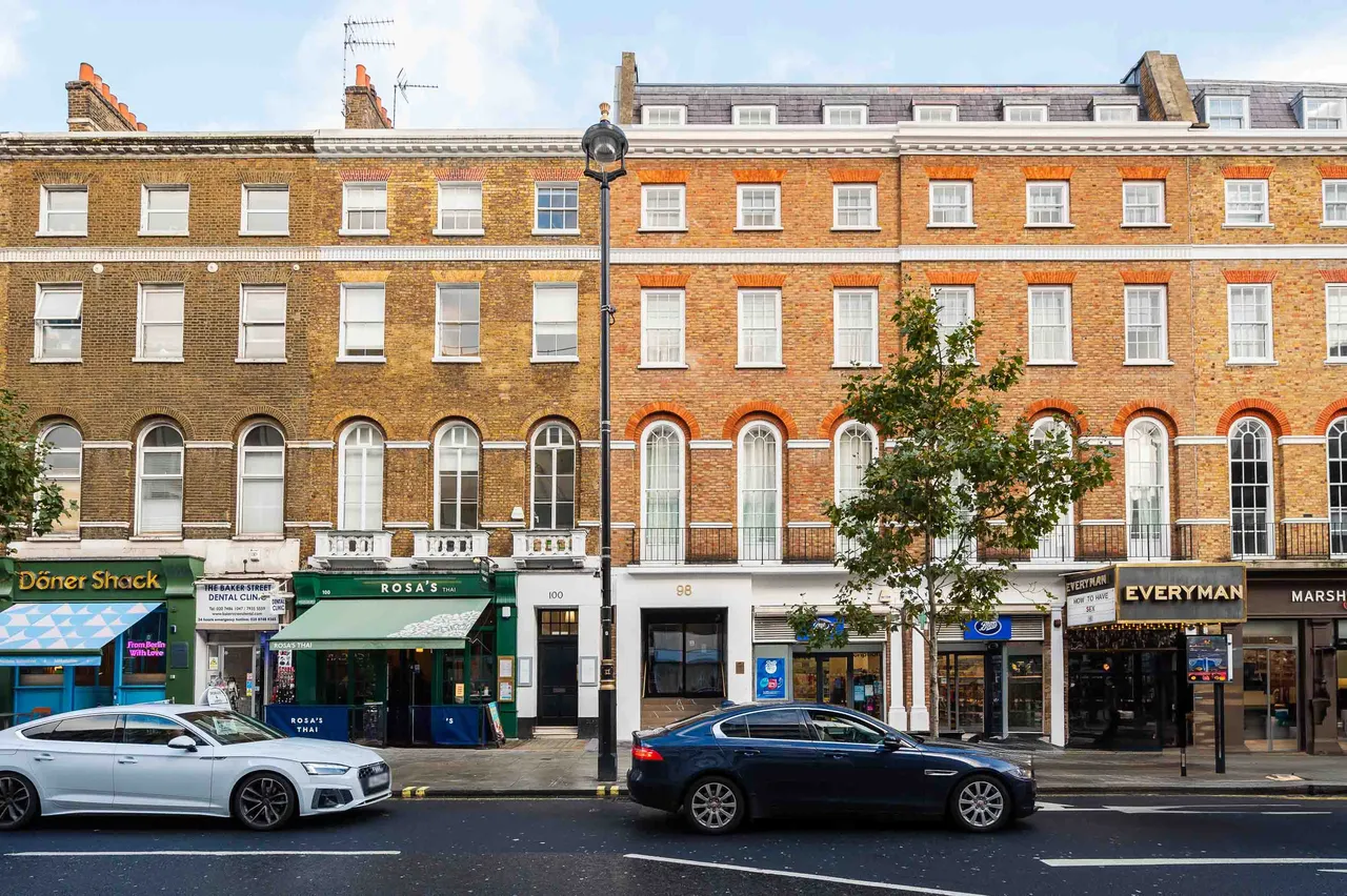 1 bed flat to rent — Flat 1, 98 Baker Street